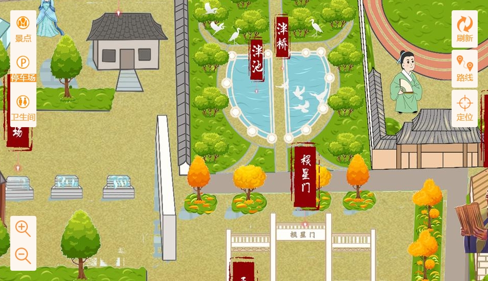 溧水手绘地图景区语音讲解导览系统：智慧景区建设的基石